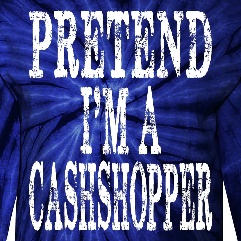 Pretend Im A Grasshopper Halloween Costume Tie-Dye Long Sleeve Shirt