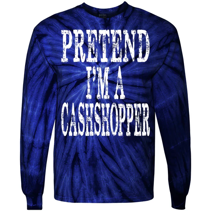 Pretend Im A Grasshopper Halloween Costume Tie-Dye Long Sleeve Shirt