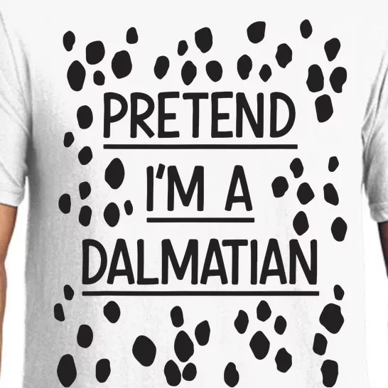 Pretend Im A Dalmatian Easy Lazy Costume For Halloween Party Pajama Set