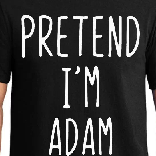 Pretend IM Adam Costume Halloween Bible Lazy Easy Pajama Set