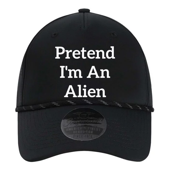 Pretend IM An Alien Costume Lazy Funny Halloween Party Performance The Dyno Cap