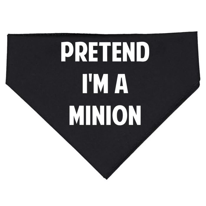 Pretend IM A Minion Costume Party Funny Halloween Minion USA-Made Doggie Bandana