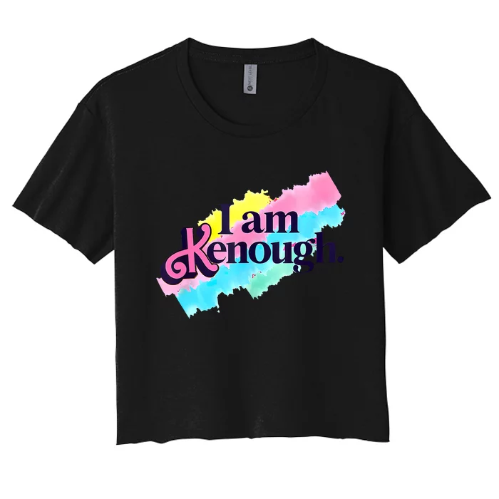 Pinky I Am Kenough Funny Enough For Men Women Kids Women's Crop Top Tee