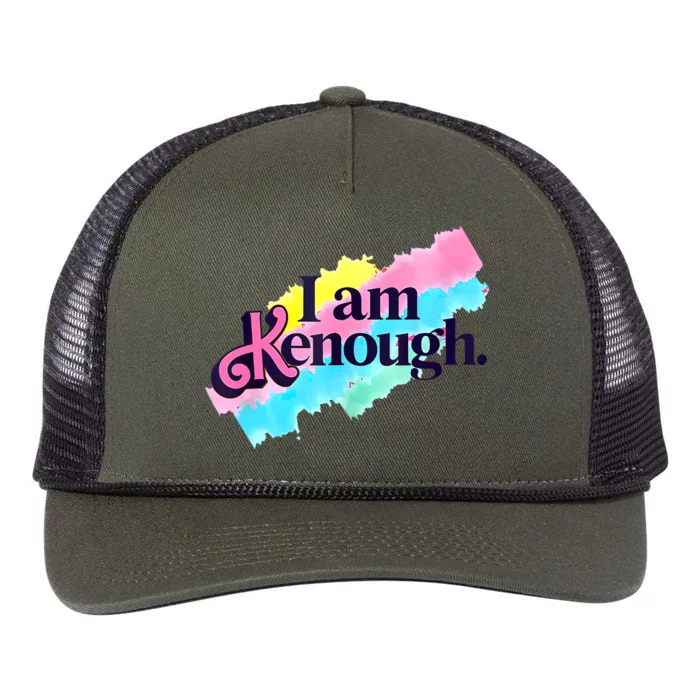 Pinky I Am Kenough Funny Enough For Men Women Kids Retro Rope Trucker Hat Cap