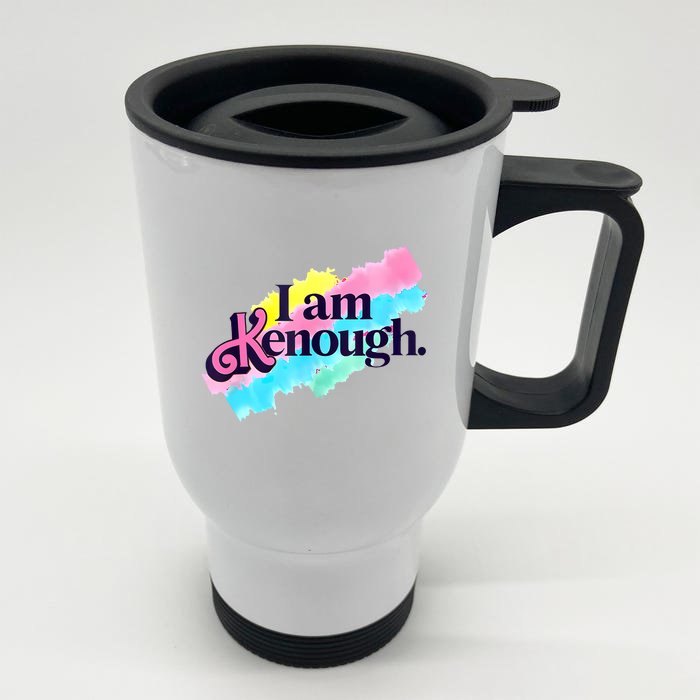 Pinky I Am Kenough Funny Enough For Men Women Kids Front & Back Stainless Steel Travel Mug