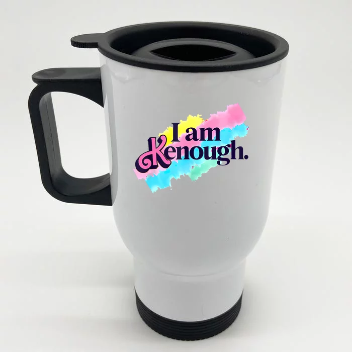 Pinky I Am Kenough Funny Enough For Men Women Kids Front & Back Stainless Steel Travel Mug