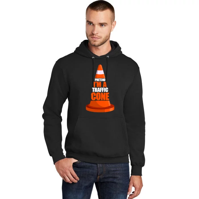 Pretend Im A Traffic Cone Costume Tall Hoodie