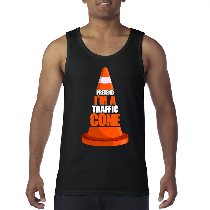 Pretend Im A Traffic Cone Costume Tank Top