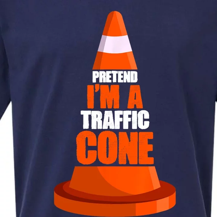 Pretend Im A Traffic Cone Costume Sueded Cloud Jersey T-Shirt