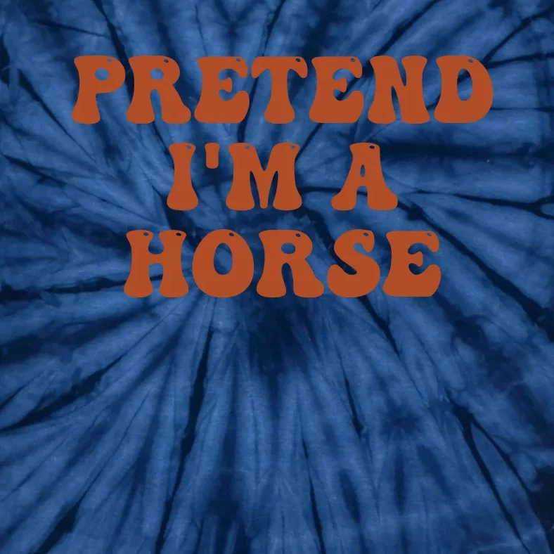 Pretend IM A Horse Halloween Costume 2024 Horse Groovy Tie-Dye T-Shirt