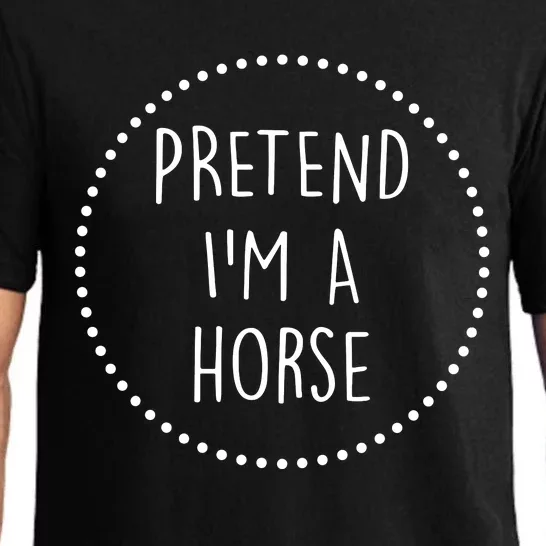 Pretend Im A Horse Halloween Costume Pajama Set