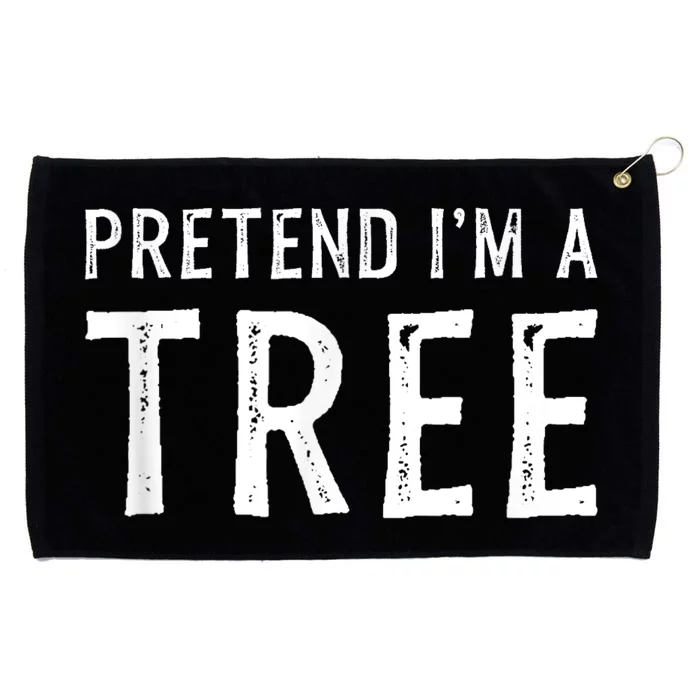 Pretend IM A Tree Halloween Costume Party Funny Gift Grommeted Golf Towel