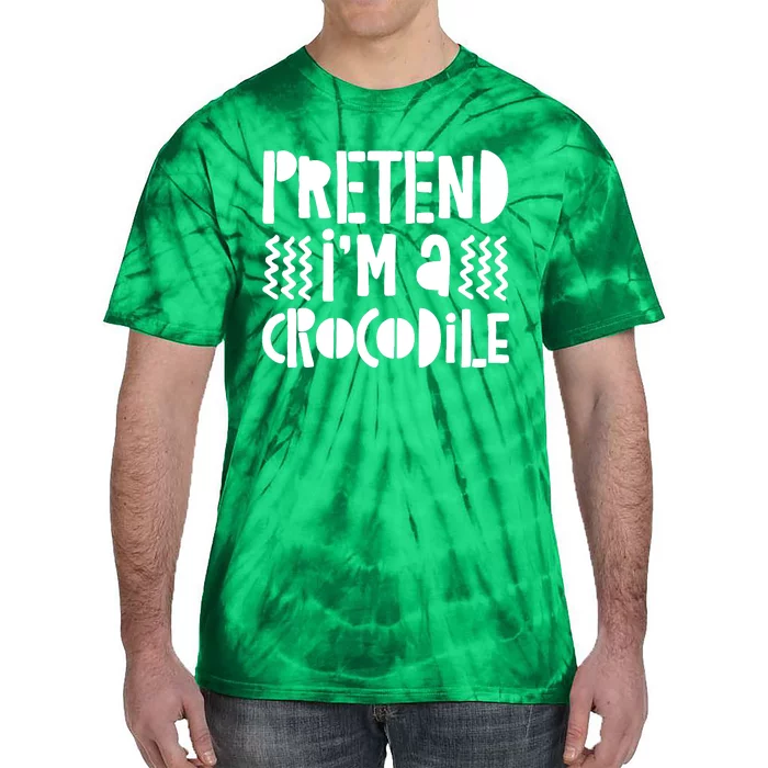 Pretend IM A Crocodile Tie-Dye T-Shirt