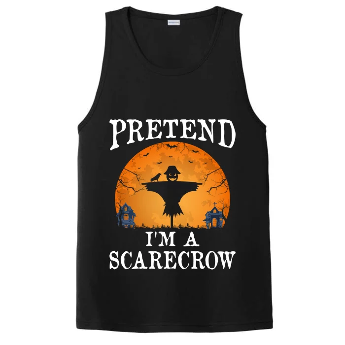 Pretend IM A Scarecrow Party Gift Performance Tank