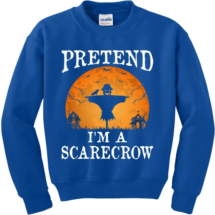 Pretend IM A Scarecrow Party Gift Kids Sweatshirt