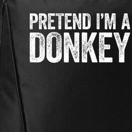 Pretend IM A Donkey Matching Costume City Backpack