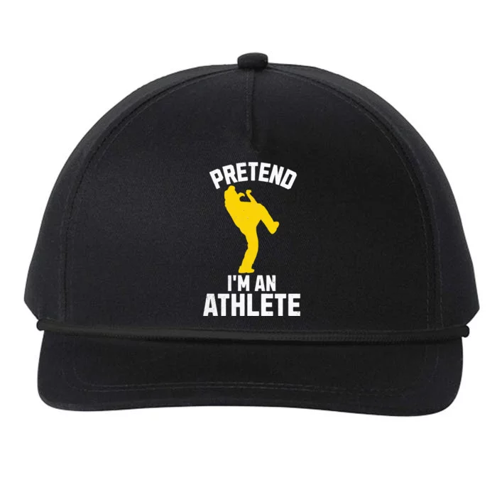 Pretend IM An Athlete Breakdancer Halloween Lazy Costume Snapback Five-Panel Rope Hat