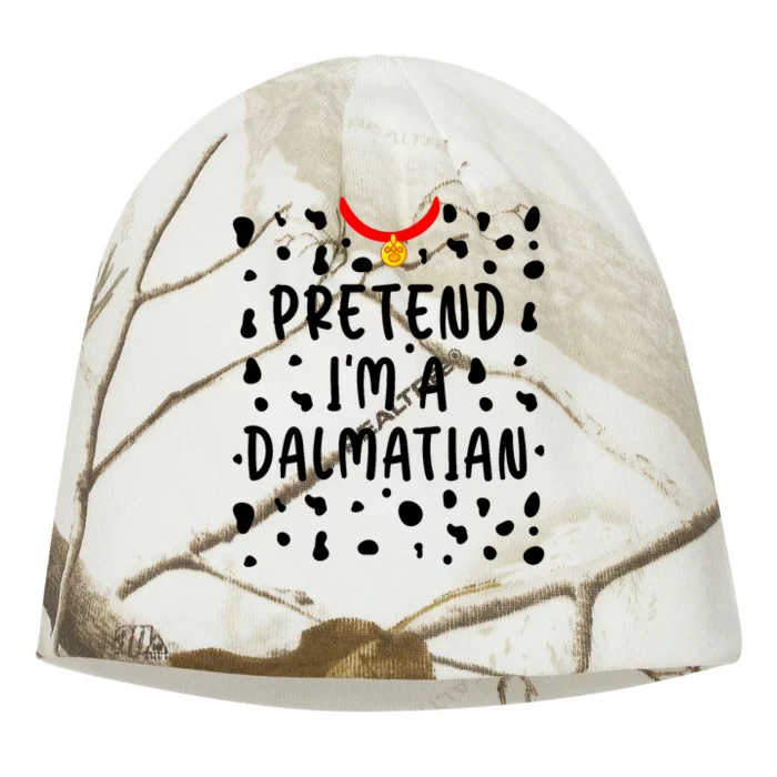 Pretend Im A Dalmatian Funny Lazy Halloween Costume Kati - Camo Knit Beanie