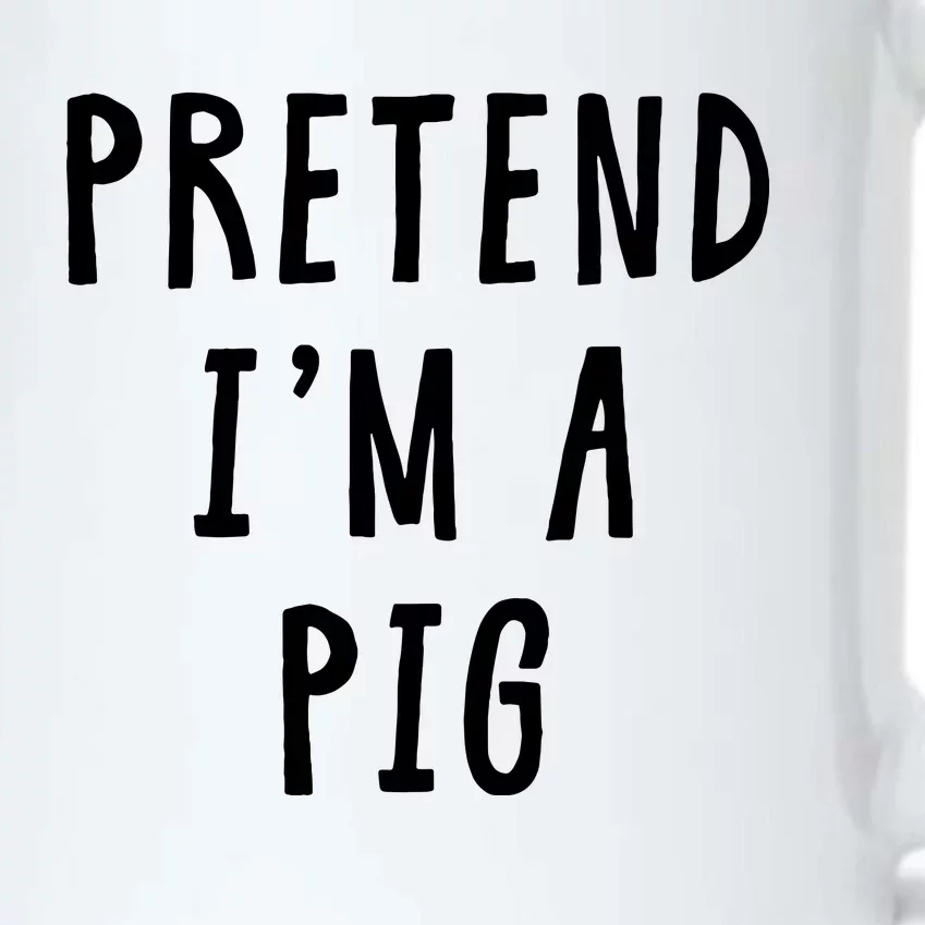 Pretend Im A Pig Costume Women Halloween Costume Black Color Changing Mug