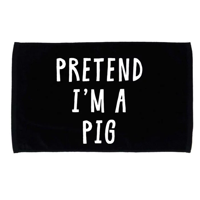 Pretend Im A Pig Costume Women Halloween Costume Microfiber Hand Towel