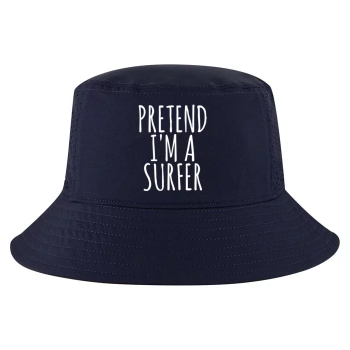 Pretend IM A Surfer Funny Easy Lazy Halloween Outfit Gift Cool Comfort Performance Bucket Hat