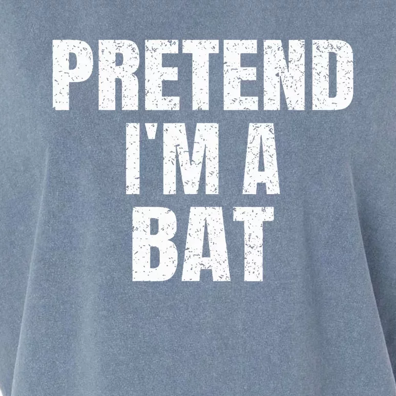 Pretend IM A Bat Family Group Easy Halloween Costume Garment-Dyed Women's Muscle Tee