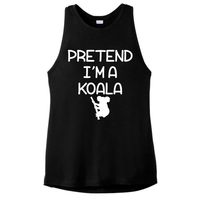 Pretend I'm A Kola Ladies Tri-Blend Wicking Tank