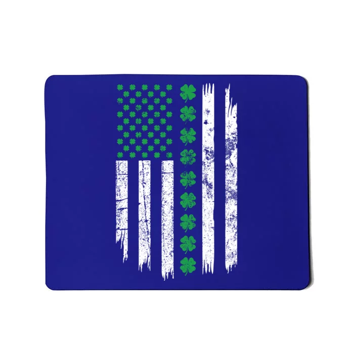 Patriotic Irish American Flag Patricks Day Ireland Flag Gift Mousepad