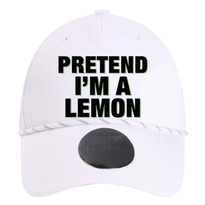 Pretend IM A Lemon Adult Costume Halloween Performance The Dyno Cap