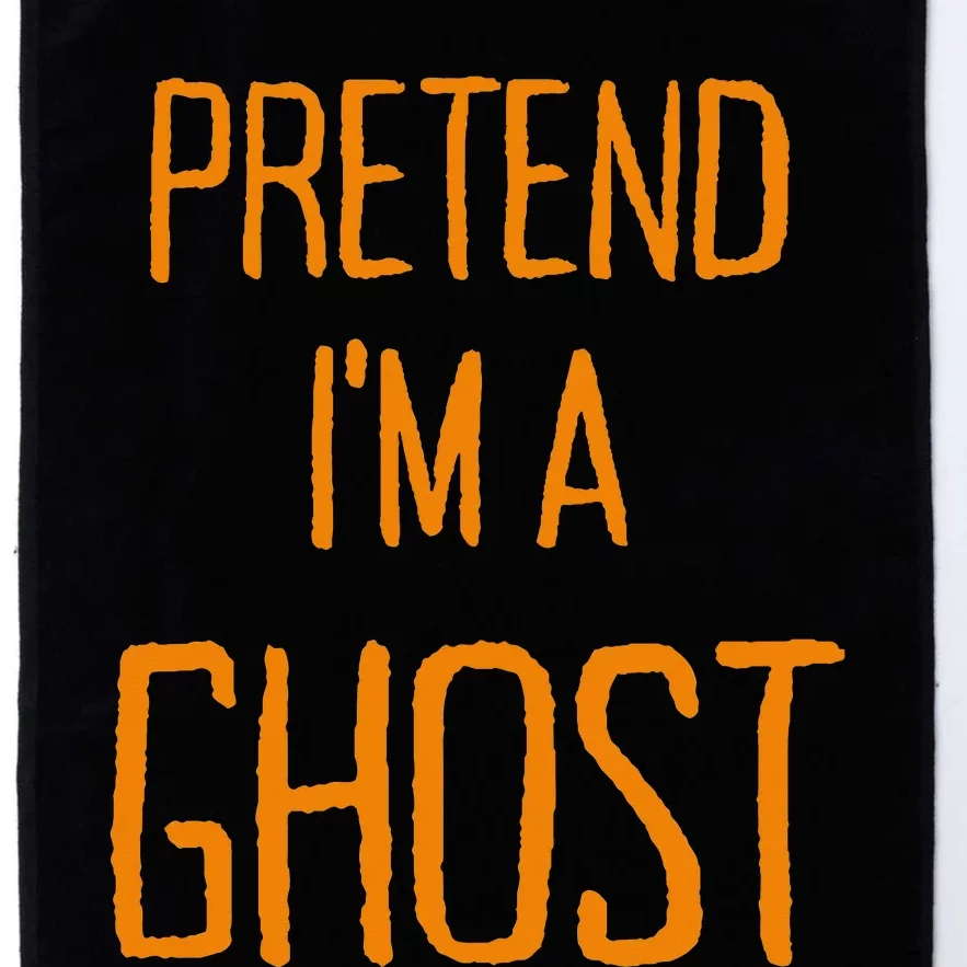 Pretend IM A Ghost Women Lazy Halloween Platinum Collection Golf Towel