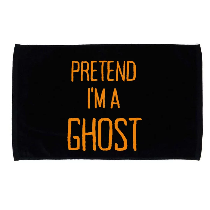 Pretend IM A Ghost Women Lazy Halloween Microfiber Hand Towel