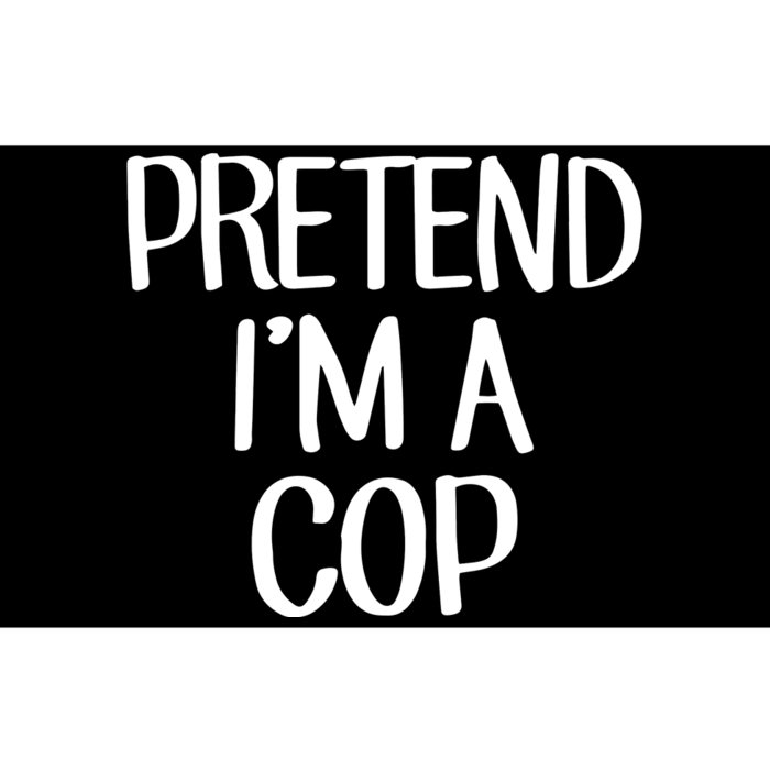 Pretend IM A Cop Costume Family Lazy Easy Halloween Bumper Sticker