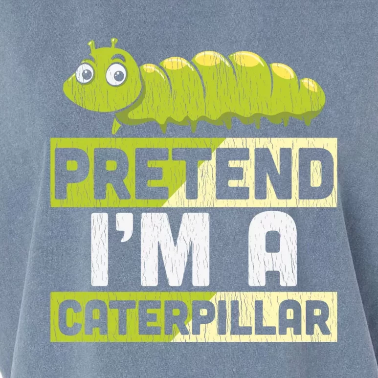 Pretend Im A Caterpillar Adults Kids Halloween Costume Garment-Dyed Women's Muscle Tee