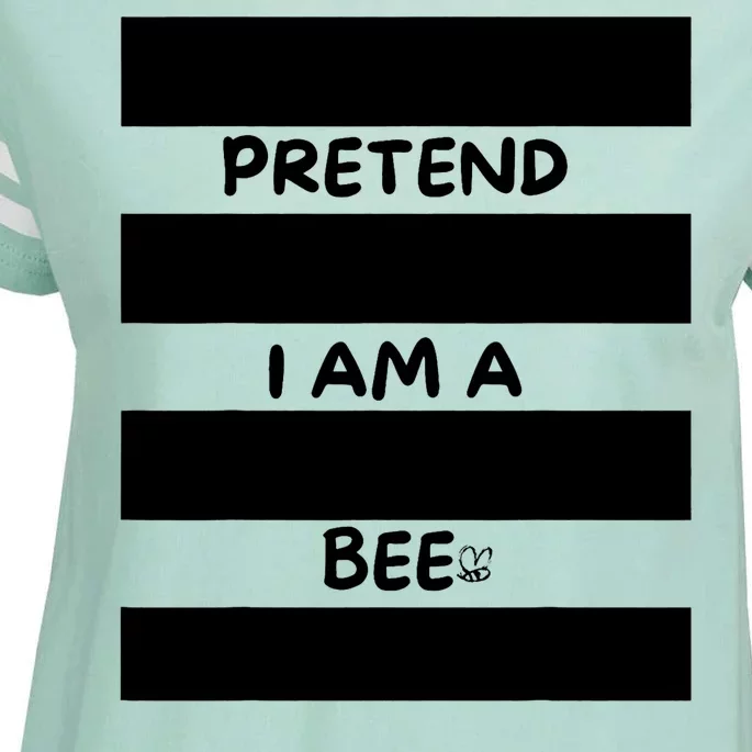 Pretend I Am A Bee Bee Costume Halloween Enza Ladies Jersey Football T-Shirt