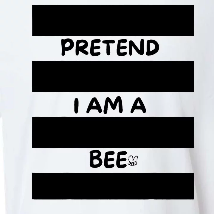 Pretend I Am A Bee Bee Costume Halloween Sueded Cloud Jersey T-Shirt