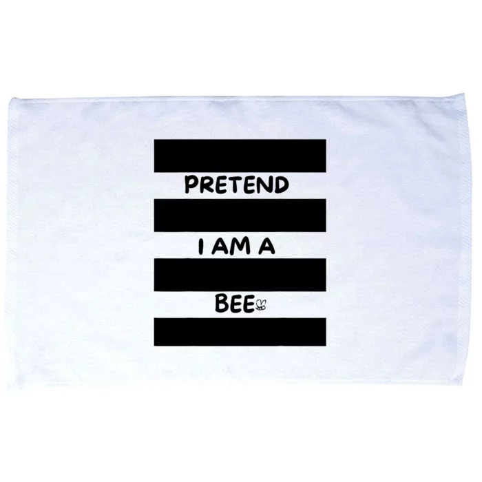 Pretend I Am A Bee Bee Costume Halloween Microfiber Hand Towel