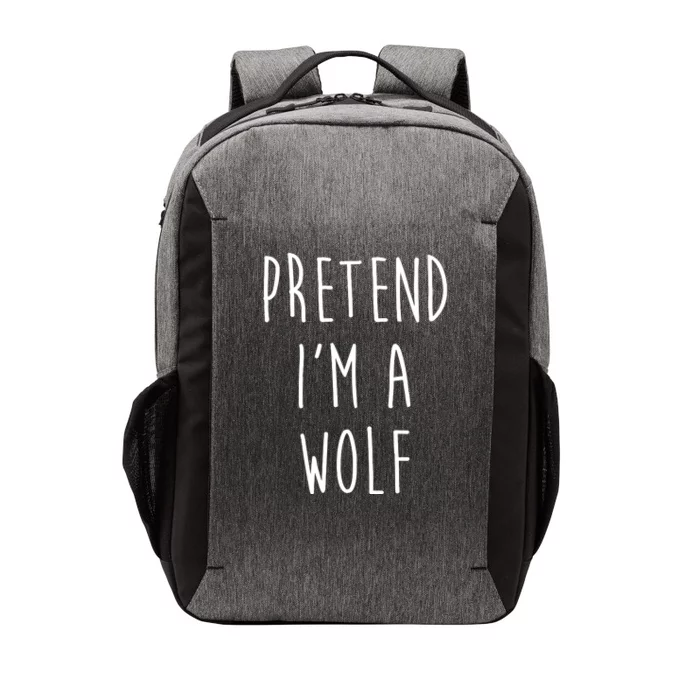 Pretend I'm A Wolf Funny Halloween Costume Vector Backpack