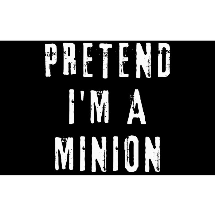 Pretend IM A Minion Costume Party Funny Halloween Minion Bumper Sticker