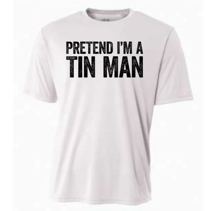 Pretend Im A Tin Man Adult Women Costume Cooling Performance Crew T-Shirt