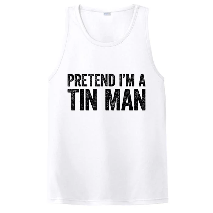 Pretend Im A Tin Man Adult Women Costume Performance Tank