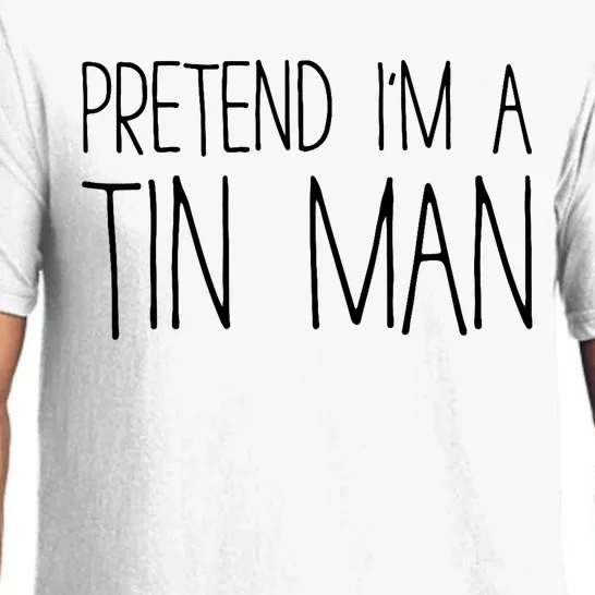 Pretend Im A Tin Man Adult Costume Pajama Set