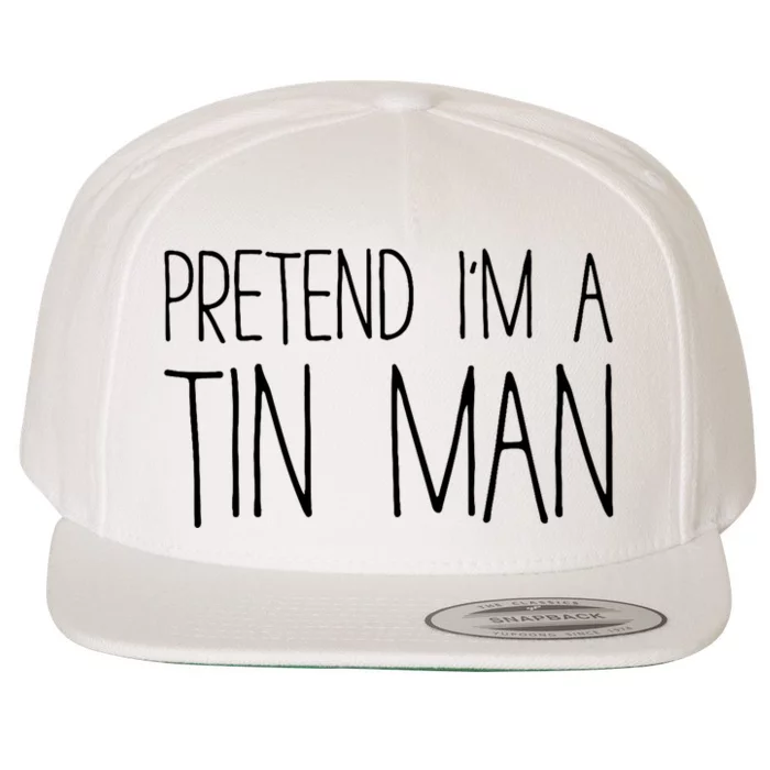 Pretend Im A Tin Man Adult Costume Wool Snapback Cap