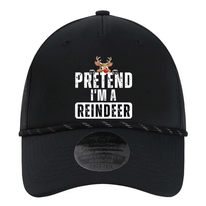 Pretend Im A Reindeer Easy Christmas Costume Performance The Dyno Cap