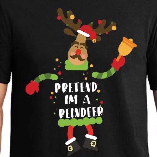 Pretend Im A Reindeer Shirts Christmas Costume Pajama Set