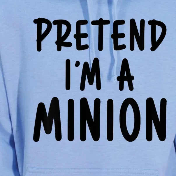 Pretend IM A Minion Costume Party Funny Halloween Minion Unisex Surf Hoodie