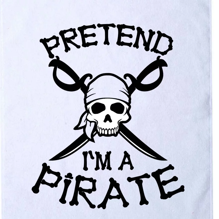 Pretend I'm A Pirate Funny Cartoon Halloween Platinum Collection Golf Towel