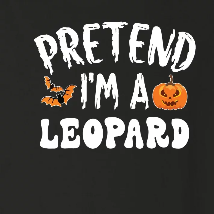 Pretend Im A Leopard Halloween Costume Women Party Toddler Long Sleeve Shirt