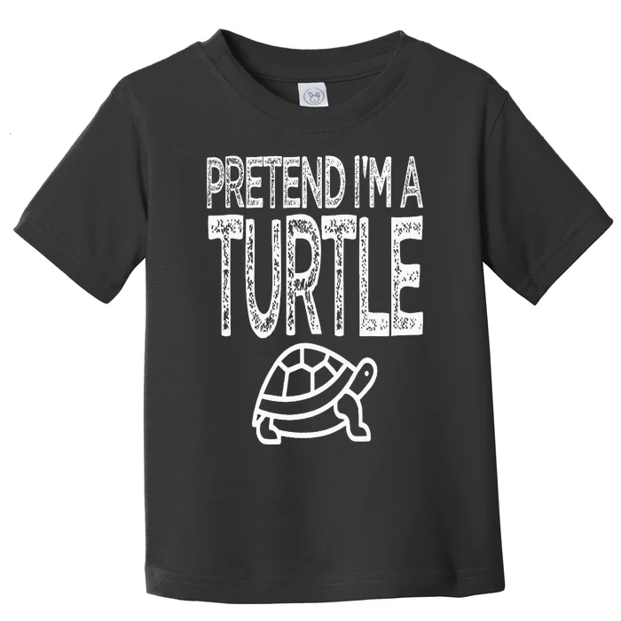 Pretend I'm A Turtle Matching Costume Toddler T-Shirt