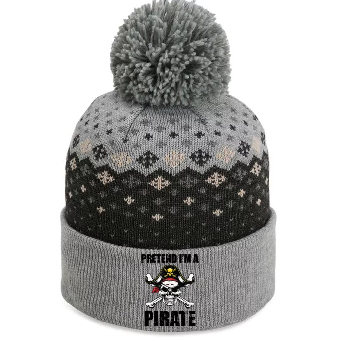 Pretend I'm A Pirate The Baniff Cuffed Pom Beanie