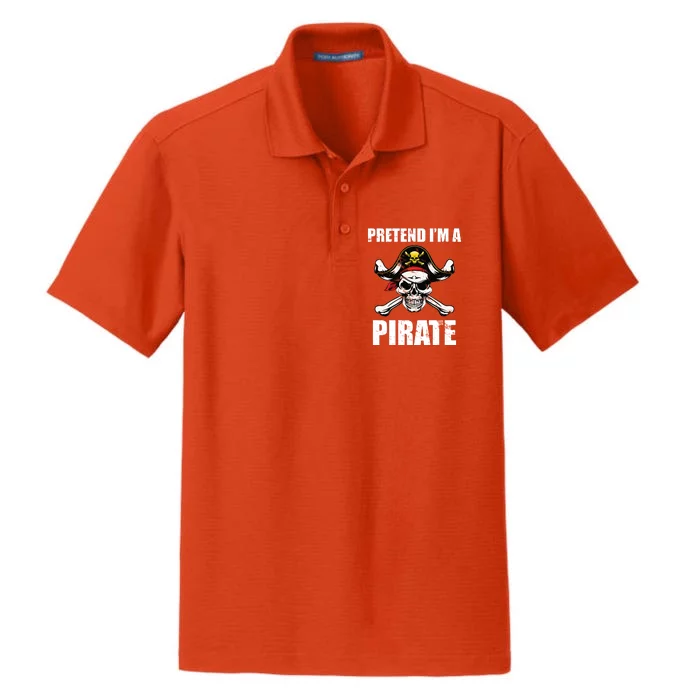 Pretend I'm A Pirate Dry Zone Grid Performance Polo